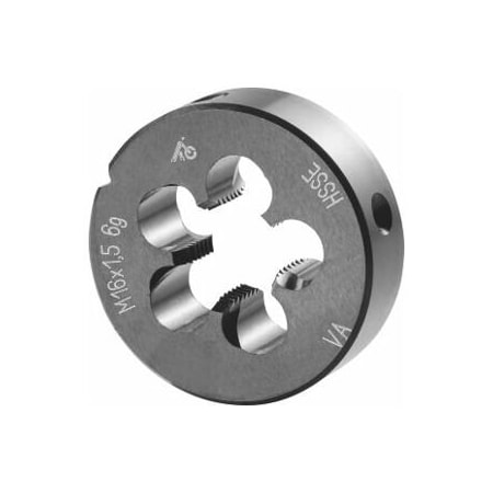 Holex M16X1.5 HSS-E Round Die, Closed/Pre-Slit Form 141075 16X1,5